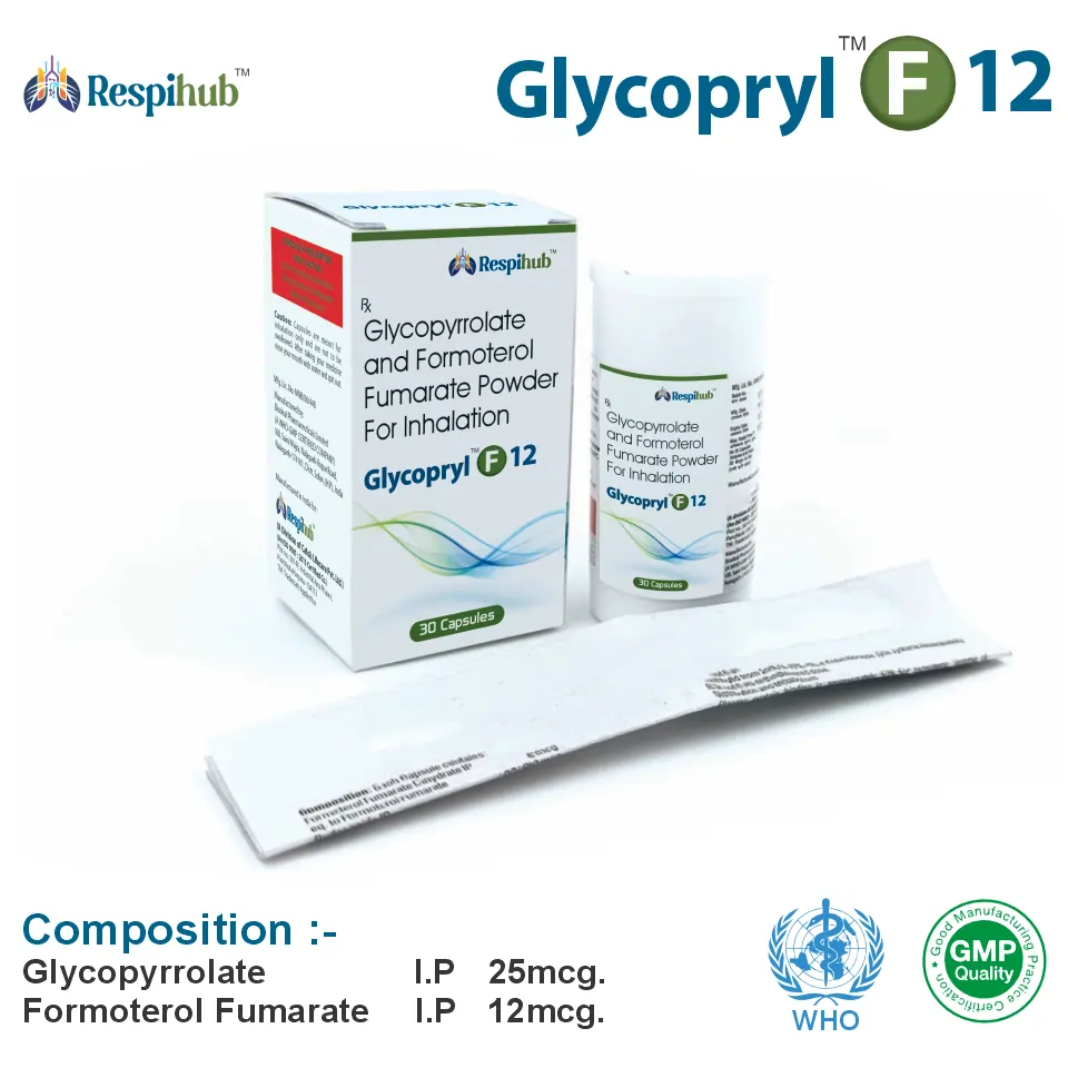 Glycopryl F 12 Inhaler for PCD Pharma Franchise